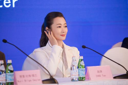 金爵獎評委趙濤期待女性導演作品。主辦方供圖