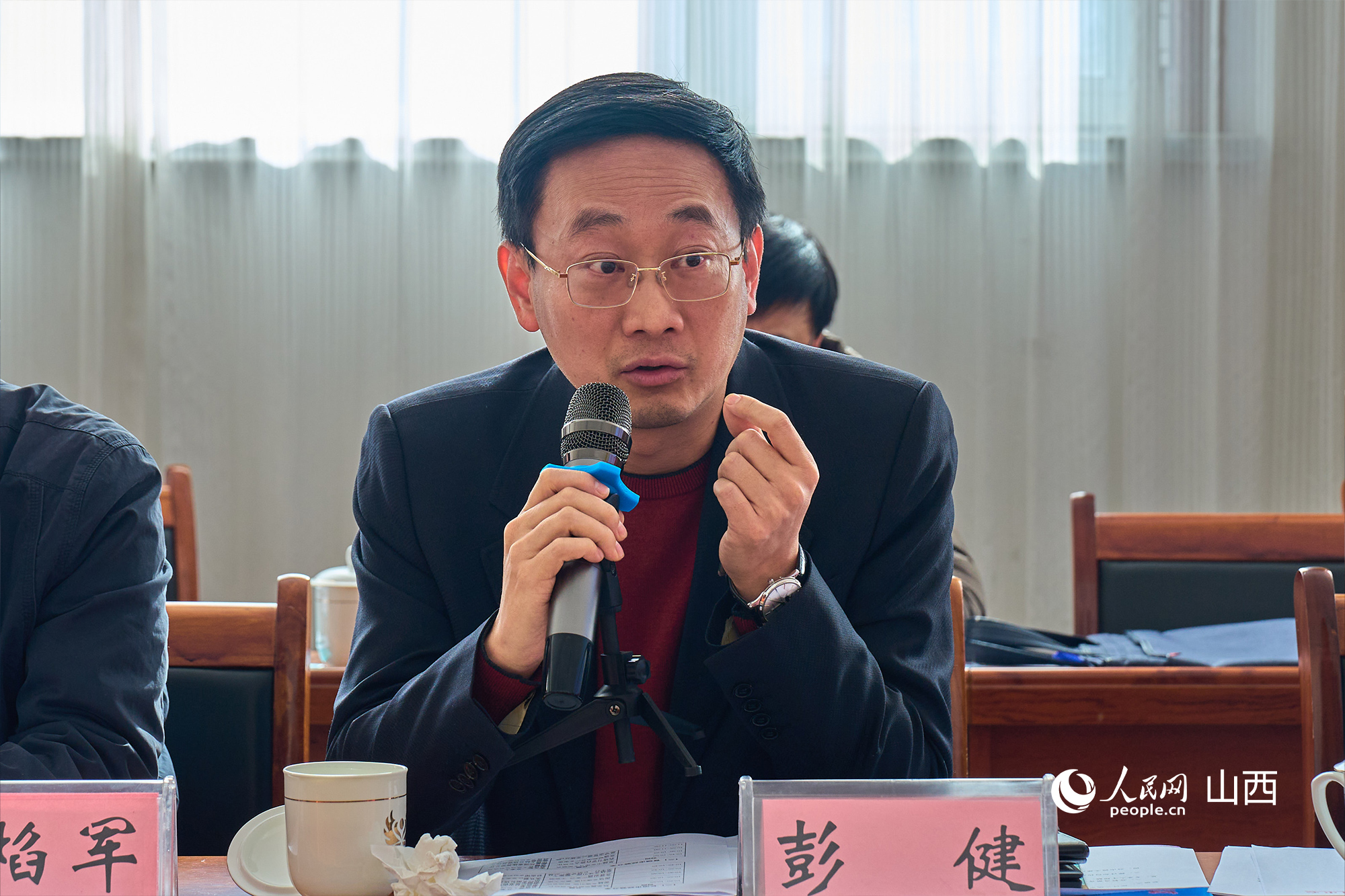 文化和旅游部文化和旅游研究基地（中國傳媒大學(xué)）主任彭健。人民網(wǎng) 張超寧攝